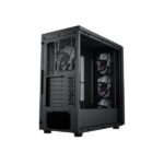 Cooler Master Masterbox 600 Case Mid Tower ATX/MicroATX/Mini-ITX - 3 ventole frontali RGB da 140 mm - 1 ventola posteriore RGB da 120 mm - Finestra laterale - Griglia in metallo - 230x481x474 mm - Colore nero - immagine 4
