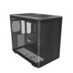 Cooler Master Elite 600 Case Mid Tower ATX/MicroATX/Mini-ITX - 4 ventole RGB da 120 mm - Vista panoramica - Doppia camera - Audio - 2xUSB-A - 1xUSB-C - 445x285x410 mm - Colore nero - immagine 2