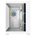 Cooler Master Elite 681 Case Mid Tower ATX/MicroATX/Mini-ITX - 4 ventole RGB da 120 mm - Vista panoramica - Doppia camera - Audio - 2xUSB-A - 1xUSB-C - 520x344x440 mm - Colore bianco - immagine 2
