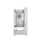 Cooler Master Elite 690 Wood Case Mid Tower ATX/MicroATX/Mini-ITX - 3 ventole RGB da 120 mm - Vista panoramica - Doppia camera - 2xUSB-A - 1xUSB-C - 434x218x454 mm - Colore bianco - immagine 2