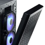 Cooler Master Elite 502 Case Torre E-ATX - 3 ventole RGB da 120 mm - Finestra laterale - Gestione cavi - Audio - 1xUSB-A - 1xUSB-C - 474x230x481 mm - Colore nero - immagine 2