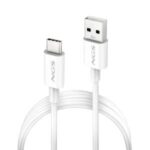 NGS ZYRO-AC Cavo da USB-C a USB-A - Ricarica rapida - 480 Mbps - 15 W - 1 metro - Colore bianco - immagine 2