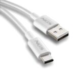 NGS ZYRO-AC Cavo da USB-C a USB-A - Ricarica rapida - 480 Mbps - 15 W - 1 metro - Colore bianco - immagine 3