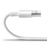 NGS ZYRO-AC Cavo da USB-C a USB-A - Ricarica rapida - 480 Mbps - 15 W - 1 metro - Colore bianco - immagine 4