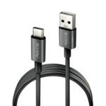 NGS ZYRO-AC Cavo da USB-C a USB-A - Ricarica rapida - 480 Mbps - 15 W - 1 metro - Colore nero - immagine 2