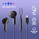 NGS CROSS GLIDE Auricolari intraurali con microfono - USB-C - Pulsante multifunzione - Colore nero - immagine 2