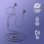 NGS CROSS GLIDE Auricolari intraurali con microfono - USB-C - Pulsante multifunzione - Colore nero - immagine 4