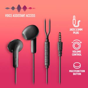 5 mm - Pulsante multifunzione - Colore nero