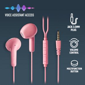 5 mm - Pulsante multifunzione - Colore rosa