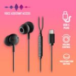 NGS CROSS STEP Auricolari intraurali con microfono - USB-C - Pulsante multifunzione - Colore nero - immagine 2