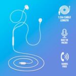 NGS CROSS STEP Auricolari intraurali con microfono - USB-C - Pulsante multifunzione - Colore bianco - immagine 4