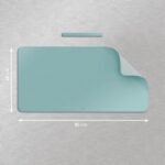 Leitz Tappetino da scrivania grande 80x40 cm - Spessore 2 mm - Antiscivolo - Impermeabile - Colore verde menta - immagine 5