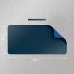 Tappetino da scrivania grande Leitz 80x40 cm - Spessore 2 mm - Antiscivolo - Impermeabile - Colore blu scuro - immagine 5