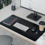 Leitz Tappetino da scrivania grande 80x40 cm - Spessore 2 mm - Antiscivolo - Impermeabile - Colore nero - immagine 3