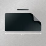 Leitz Tappetino da scrivania grande 80x40 cm - Spessore 2 mm - Antiscivolo - Impermeabile - Colore nero - immagine 5