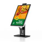 AVPos Chiosco self-service da tavolo CD22 - 22 pollici touchscreen - I3 10a generazione - 8 GB di memoria - SSD 256 GB - Scanner 2D - WIFI - Colore nero - immagine 3