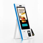 AVPos Chiosco self-service da tavolo DK22 - 22 pollici touchscreen - RK3568  - 8 GB di memoria - SSD 128 GB - Scanner 2D - Stampante termica - WIFI - Android 13 - Colore bianco - immagine 2