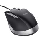 Trust Fyda Mouse USB 5000 dpi - 6 pulsanti - Cavo da 1,50 m - Colore nero - immagine 4