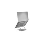 Mars Gaming MA-RSN Supporto da tavolo per laptop e tablet fino a 17" - Regolabile in altezza - Rotazione a 360º - Inclinazione fino a 180º - 260x225x38mm - Colore argento - immagine 3