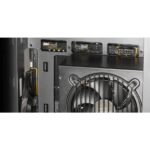 Mars Gaming MC-3GFW Case Tower ATX - 2 ventole ARGB posteriori preinstallate - Triplo vetro temperato - Montaggio verticale per schede grafiche - Supporto per raffreddamento a liquido fino a 360 mm - 420 x 289 x 460 mm - Colore bianco - immagine 5