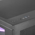 Mars Gaming MC‑3TCORELCDM Minitorre ultracompatta - Supporto MicroATX/Mini-ITX - Triplo vetro temperato - Schermo IPS da 7,2" personalizzabile - 5 slot di espansione - 435x287x370 mm - Colore nero - immagine 4