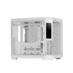 Mars Gaming MC-3TCORELCD Case torre ATX - Schermo IPS da 7,2" personalizzabile - Triplo vetro temperato - Supporto per raffreddamento a liquido fino a 360 mm - 7 slot di espansione - 440x286x401 mm - Colore bianco - immagine 3