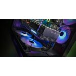 Mars Gaming MCA-GCBPRO Supporto per scheda grafica GPU - Regolabile in altezza - Base magnetica antiscivolo - Acciaio - 100x40x144mm - Colore nero - immagine 2