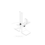 Mars Gaming MCA-GCBPRO Supporto per scheda grafica GPU - Regolabile in altezza - Base magnetica antiscivolo - Acciaio - 100x40x144 mm - Colore bianco - immagine 2