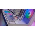 Mars Gaming MCA-GCBPRO Supporto per scheda grafica GPU - Regolabile in altezza - Base magnetica antiscivolo - Acciaio - 100x40x144 mm - Colore bianco - immagine 4