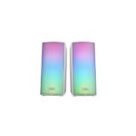 Mars Gaming MSRGB2 Altoparlanti da gioco da 15 W - Luci RGB - Bluetooth 5.3 - Alimentazione tramite USB - Jack da 3,5 mm - Colore bianco - immagine 3
