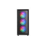 Mars Gaming MC-AIR Case Tower ATX - 4 ventole da 120 mm FRGB - Griglia frontale in metallo - Doppia camera - 7 slot di espansione - Colore nero - immagine 3