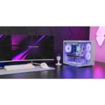Mars Gaming MC-CURV Case Tower ATX - Vetro temperato curvo continuo - Doppia camera - Connettività USB-C e USB 3.0 - 7 slot di espansione - 343x286x353 mm - Colore bianco - immagine 2