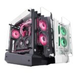 Mars Gaming MC-EDGE Case Tower ATX - Supporto per raffreddamento a liquido - Triplo vetro temperato - Formato Open Air - 7 slot di espansione - Colore nero - immagine 3