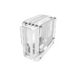 Mars Gaming MC-EDGE Case Tower ATX - Supporto per raffreddamento a liquido - Triplo vetro temperato - Formato Open Air - 7 slot di espansione - Colore bianco - immagine 3