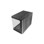 Mars Gaming MC-FUSIONM Minitorre ultracompatta - Supporto MicroATX/Mini-ITX - Vetro temperato curvo continuo - Capacità fino a 10 ventole - 5 slot di espansione - Colore nero - immagine 2