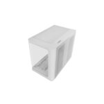 Mars Gaming MC-FUSION Case Tower ATX - Vetro temperato curvo continuo - Supporta raffreddamento a liquido - Capacità fino a 10 ventole - 7 slot di espansione - Colore bianco - immagine 3