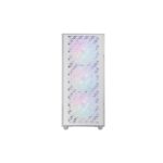 Mars Gaming MC-GEO Case Tower ATX - 4 ventole da 120 mm FRGB - Griglia frontale in metallo - Doppia camera - 7 slot di espansione - Colore bianco - immagine 3