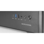 2" personalizzabile - Vetro temperato frontale e laterale - Doppia fotocamera - 7 slot di espansione - 460x482x210mm - Colore nero