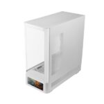 Mars Gaming MC-LCDPRO Case Tower ATX - Schermo IPS da 7,2" personalizzabile - Vetro temperato frontale e laterale - Doppia fotocamera - 7 slot di espansione - 460x482x210 mm - Colore bianco - immagine 3