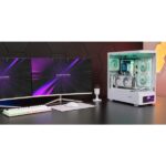 Mars Gaming MC-LCDPRO Case Tower ATX - Schermo IPS da 7,2" personalizzabile - Vetro temperato frontale e laterale - Doppia fotocamera - 7 slot di espansione - 460x482x210 mm - Colore bianco - immagine 5