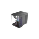 Mars Gaming MC-MIRAGE Case Tower ATX - Schermo IPS da 7,2" personalizzabile - Vetro temperato frontale e laterale - Doppia fotocamera - 7 slot di espansione - 425x360x288mm - Colore nero - immagine 3