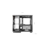 Mars Gaming MC-MIRAGE Case Tower ATX - Schermo IPS da 7,2" personalizzabile - Vetro temperato frontale e laterale - Doppia fotocamera - 7 slot di espansione - 425x360x288mm - Colore nero - immagine 5