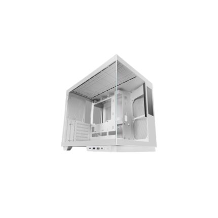 2" personalizzabile - Vetro temperato frontale e laterale - Doppia fotocamera - 7 slot di espansione - 425x360x288 mm - Colore bianco