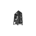 Mars Gaming MC-PMAX Case Tower ATX - 4 ventole FDB da 120 mm - Griglia frontale in metallo - Doppia camera - 7 slot di espansione - Colore nero - immagine 2