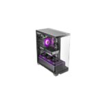 Mars Gaming MC-PRISMA Case Tower ATX - Illuminazione ARGB laterale e frontale - Triplo vetro temperato - Supporto per raffreddamento a liquido fino a 360 mm - 7 slot di espansione - 525x449x230 mm - Colore nero - immagine 2