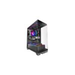 Mars Gaming MC-PRISMA Case Tower ATX - Illuminazione ARGB laterale e frontale - Triplo vetro temperato - Supporto per raffreddamento a liquido fino a 360 mm - 7 slot di espansione - 525x449x230 mm - Colore nero - immagine 3