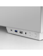 Mars Gaming MC-PULSAR Case Tower ATX - Doppio vetro temperato - Display LCD - Gestione cavi - 453x350x196 mm - Colore bianco - immagine 3