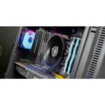 Mars Gaming MCPU-X4 Dissipatore CPU con 230 W di potenza - Ventola PWM da 120 mm - 4 heatpipe HCT - Alette in alluminio - 120 x 68 x 154 mm - Colore nero - immagine 4