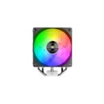 Mars Gaming MCPU-X4ARGB Dissipatore CPU con potenza 220W - Ventola PWM da 120mm - Illuminazione ARGB - 4 Heatpipe HCT - Colore nero - immagine 3