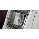 Mars Gaming MCPU-X4 Dissipatore CPU con 230 W di potenza - Ventola PWM da 120 mm - 4 heatpipe HCT - Alette in alluminio - 120x68x154 mm - Colore bianco - immagine 4